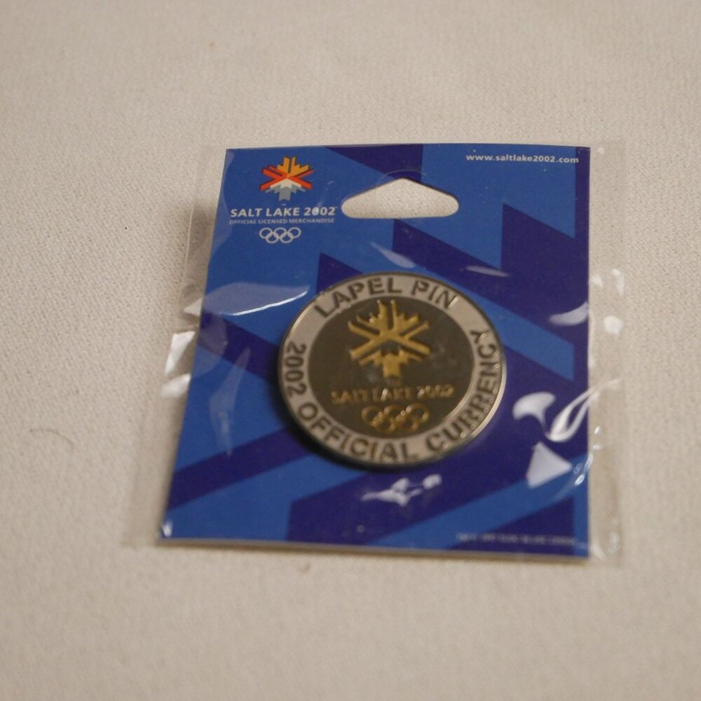 Salt Lake 2002 Winter Olympics Lapel Pin Official Commemorative Collectible